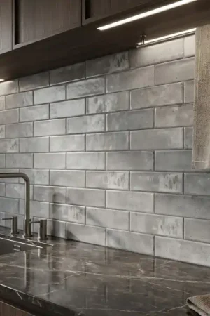 Carrelage MALLORCA GREY 7,5x30 cm effet zellige Petit Prix